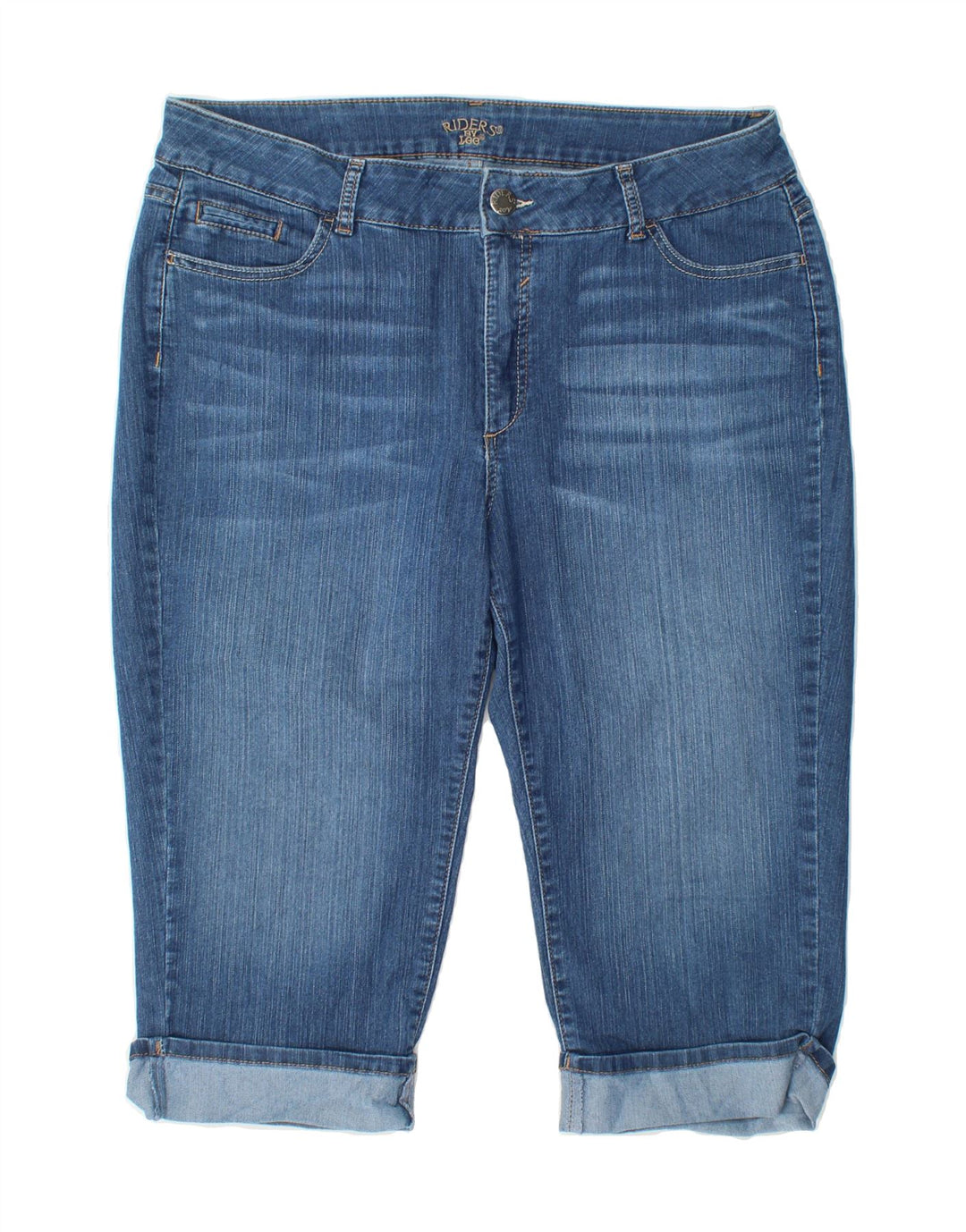 LEE Womens Riders Bermuda Denim Shorts US 18 2XL W40  Blue Cotton Vintage Lee and Second-Hand Lee from Messina Hembry 