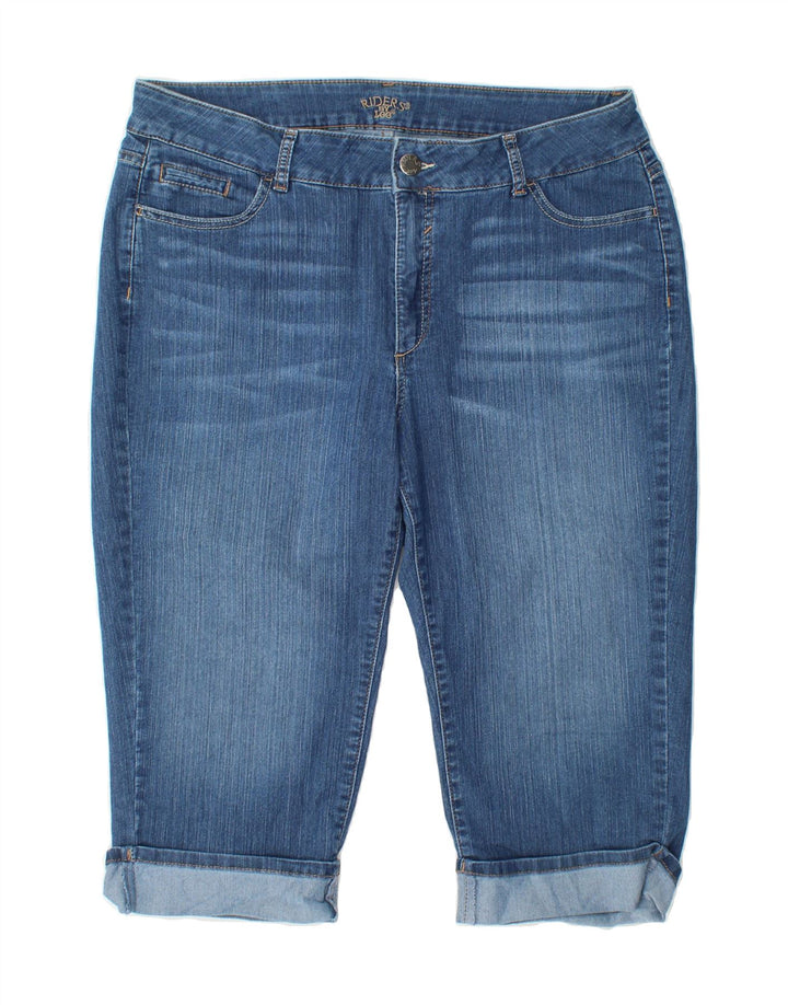 LEE Womens Riders Bermuda Denim Shorts US 18 2XL W40  Blue Cotton Vintage Lee and Second-Hand Lee from Messina Hembry 