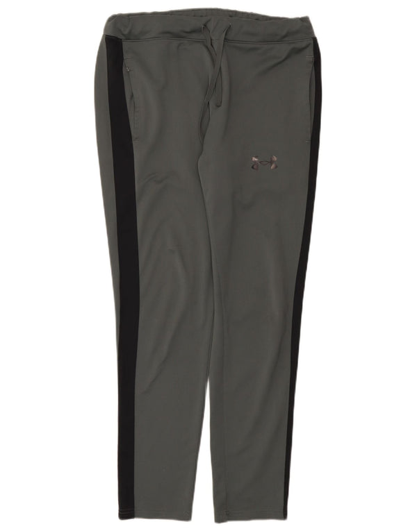 Calça de treino masculina Under Armour cinza médio colorblock