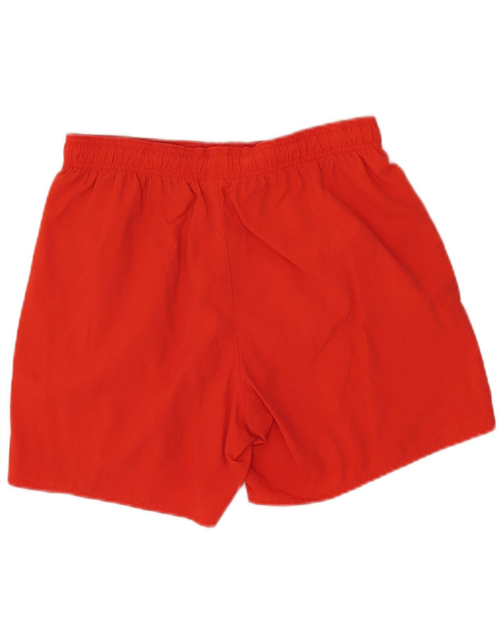 Shorts de natação masculino Adidas médio vermelho nylon