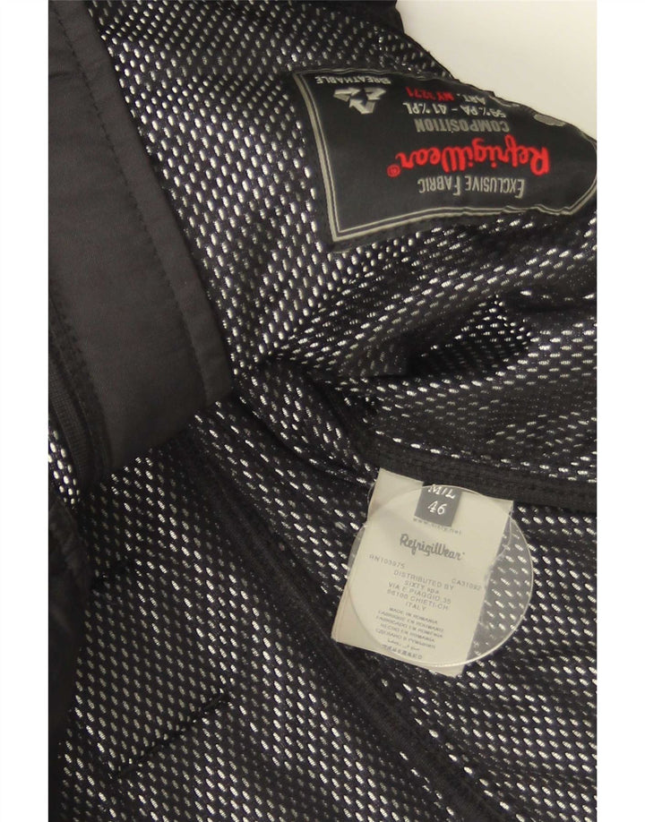 Jaqueta acolchoada feminina Refrigiwear UK 12 poliamida preta média