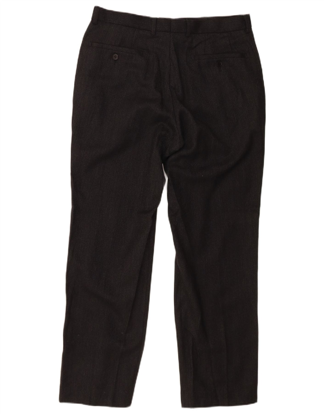 Calça masculina slim da MARKS & SPENCER W34 L31 lã cinza
