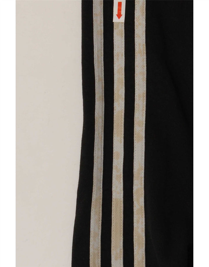 Adidas Mens Moletom Jumper Médio Algodão Preto