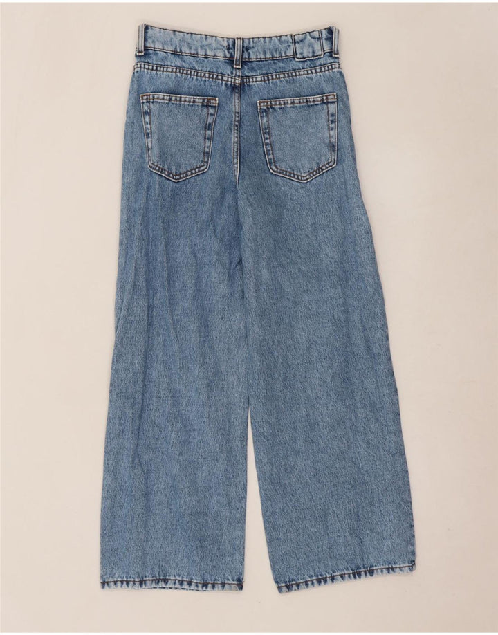 Jeans feminino de perna larga Paper W26 L25 azul