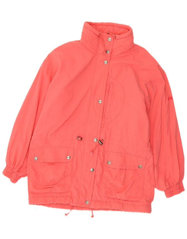 Jaqueta corta-vento feminina Fila EUA 10 grande poliamida rosa