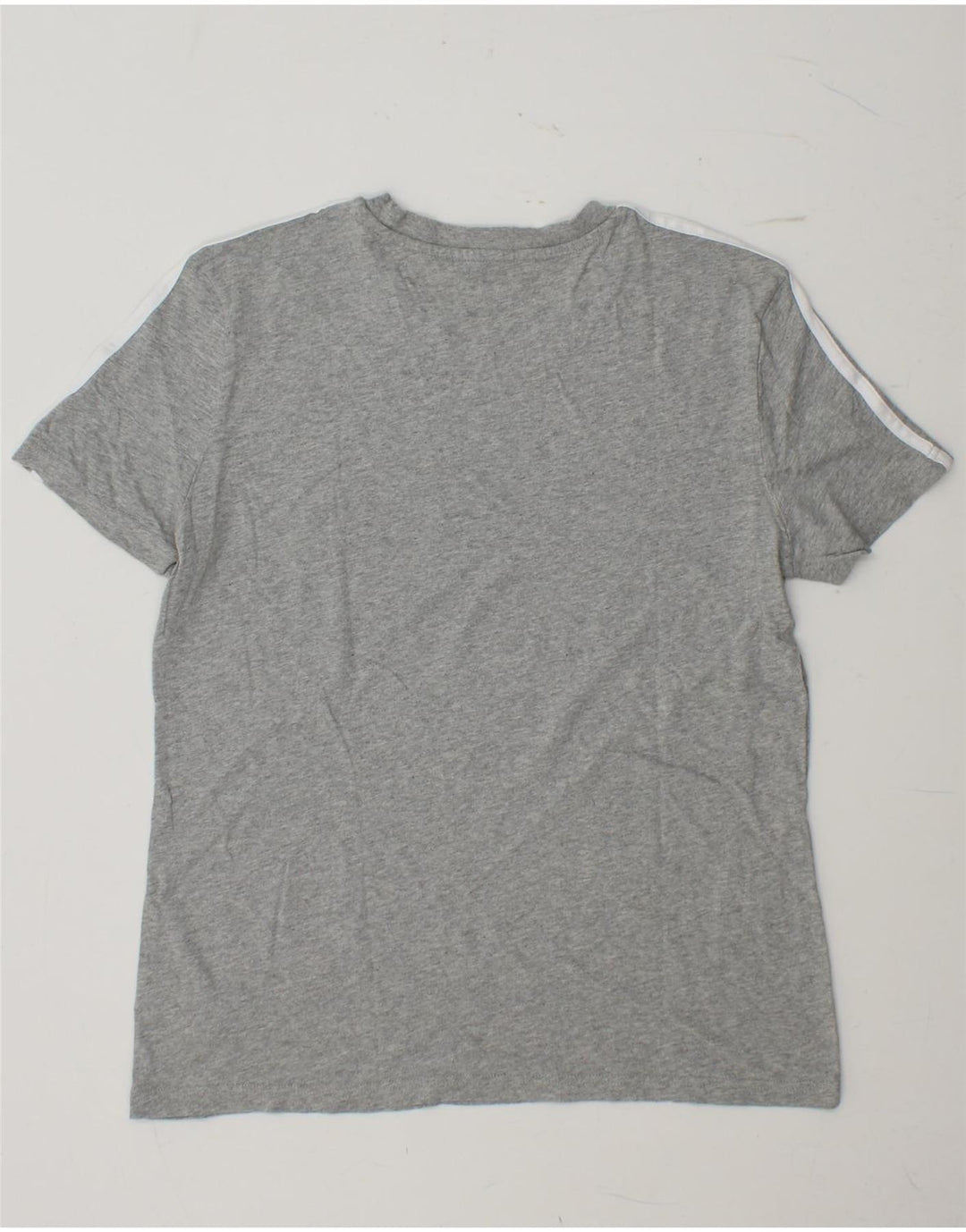 Camiseta feminina ADIDAS UK 16/18 grande algodão cinza
