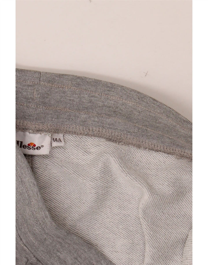 ELLESSE Boys Tracksuit Trousers Joggers 13-14 Years Grey