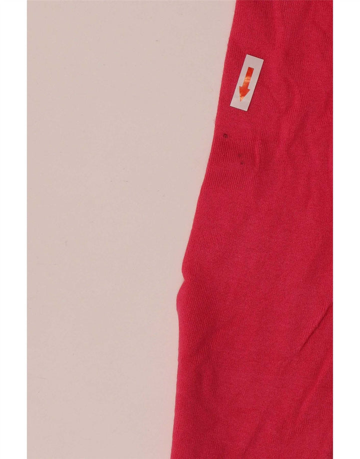 Suéter cardigã feminino Marks & Spencer Reino Unido 12 viscose rosa médio