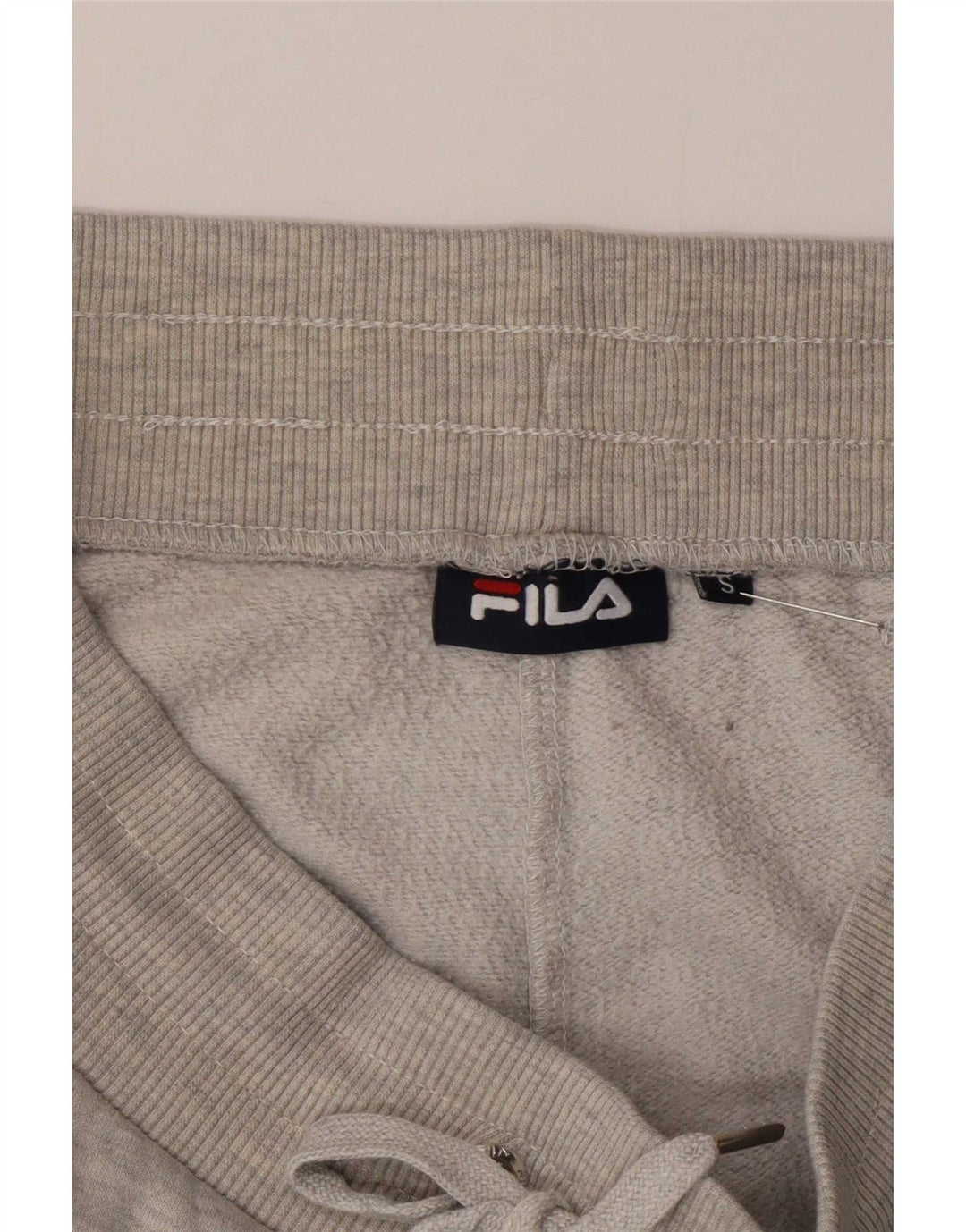 Calça de treino masculina Fila Graphic Joggers pequeno poliéster manchado cinza
