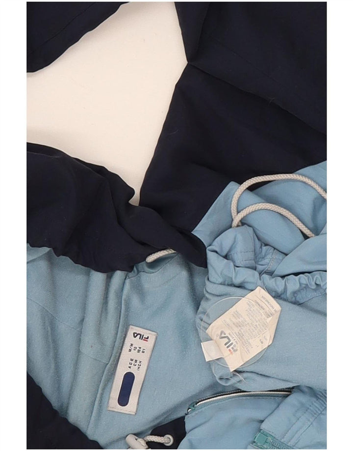 Jaqueta Fila Boys Graphic Tracksuit Top 11-12 Anos Azul Médio Colourblock