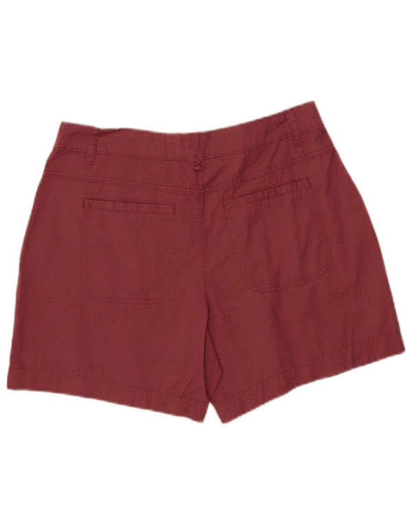 Mountain Warehouse Womens Chino Shorts UK 10 Pequeno W30 Algodão Vermelho
