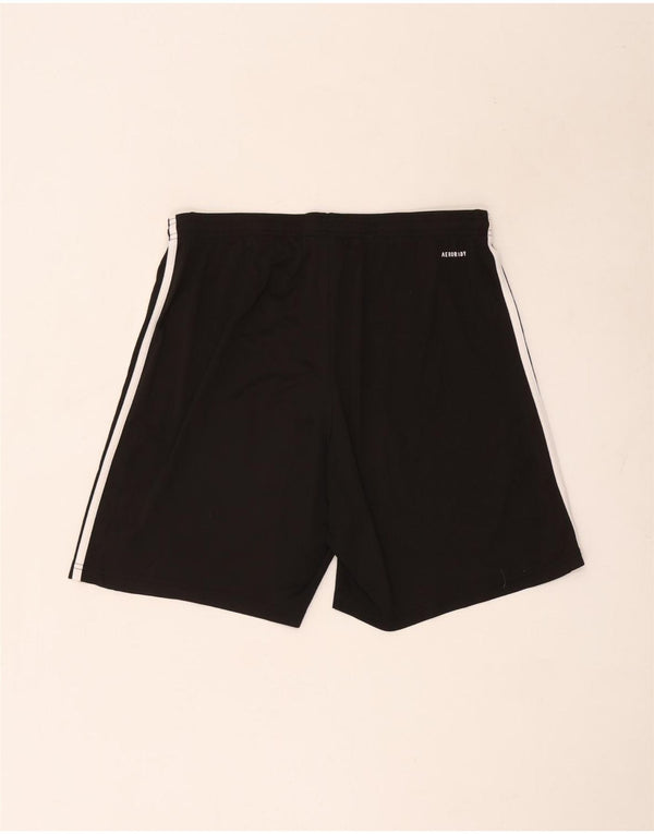 Shorts esportivos masculinos Adidas Regular Fit XL preto poliéster esportivo