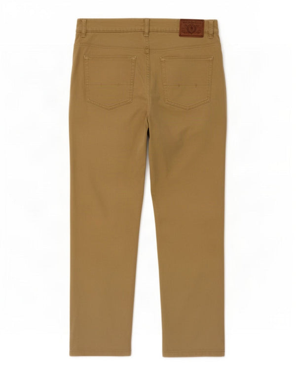 Polo Ralph Lauren Mens Calça Casual Slim W36 L27 Algodão Bege