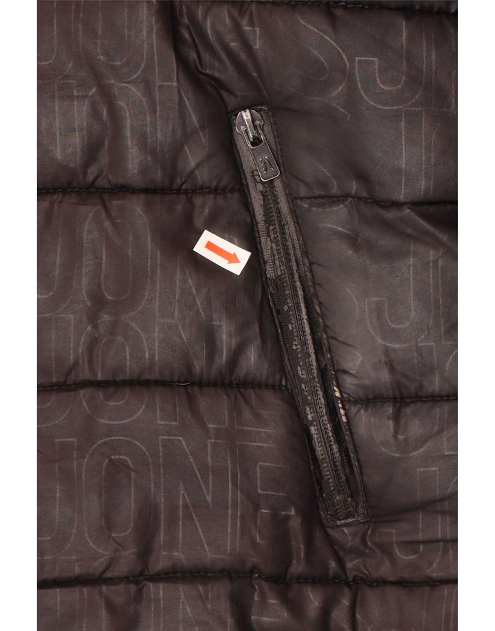Jaqueta acolchoada masculina Jack & Jones UK 40 grande marrom