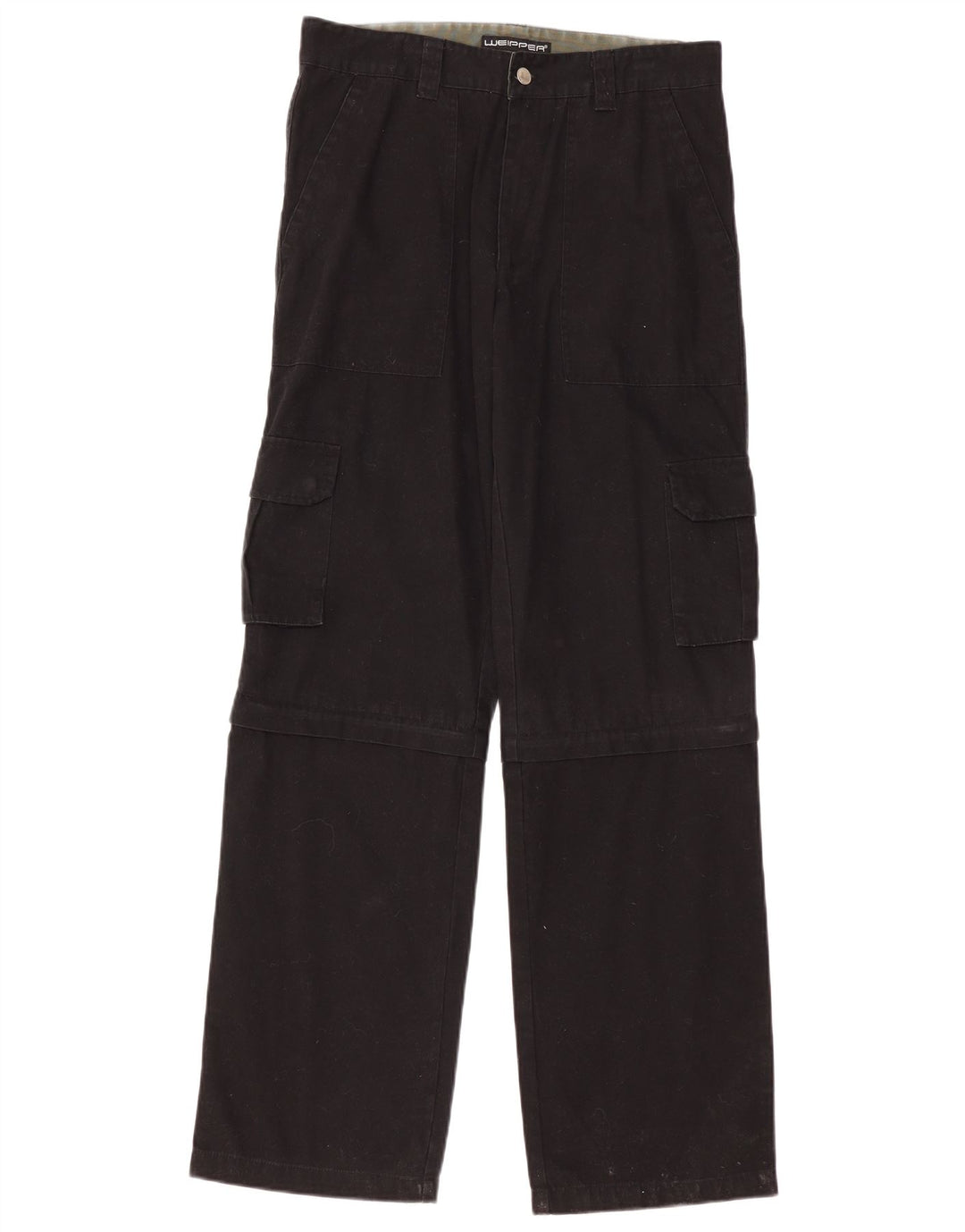 Calça cargo masculina reta Weipper W34 L34 algodão preto