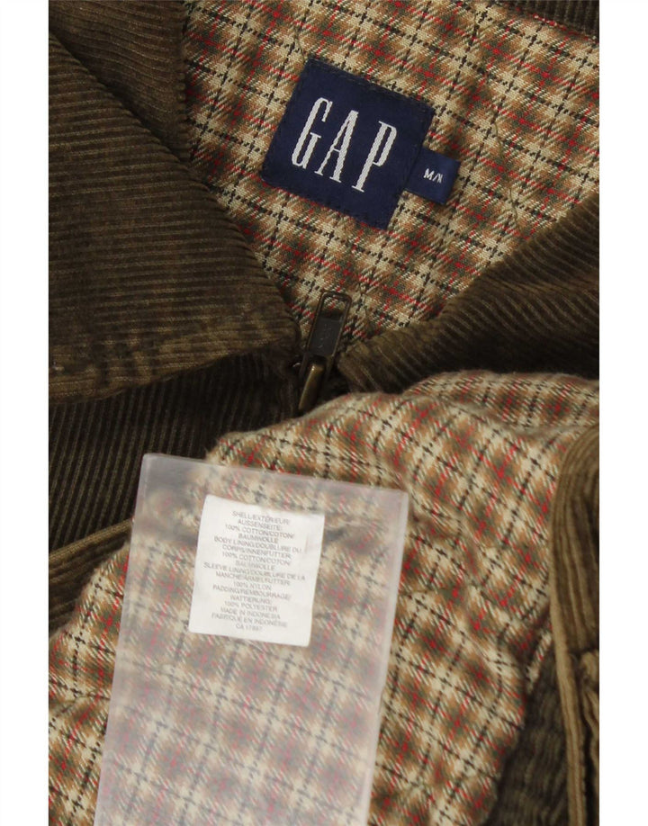 Jaqueta masculina de veludo Gap UK 38 algodão cáqui médio