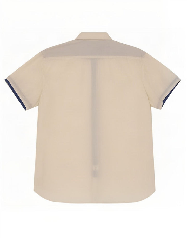 Camisa masculina de manga curta Lee XL algodão branco