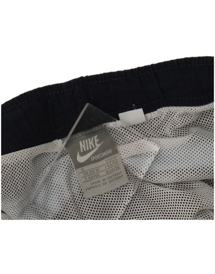 Shorts de natação masculino Nike pequeno azul marinho colorblock