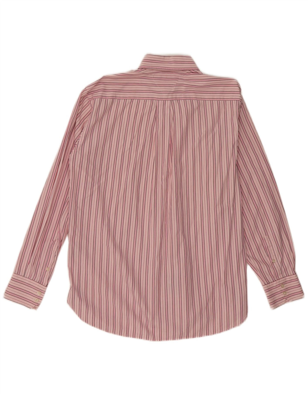 Camisa masculina Tommy Hilfiger média listrada rosa algodão