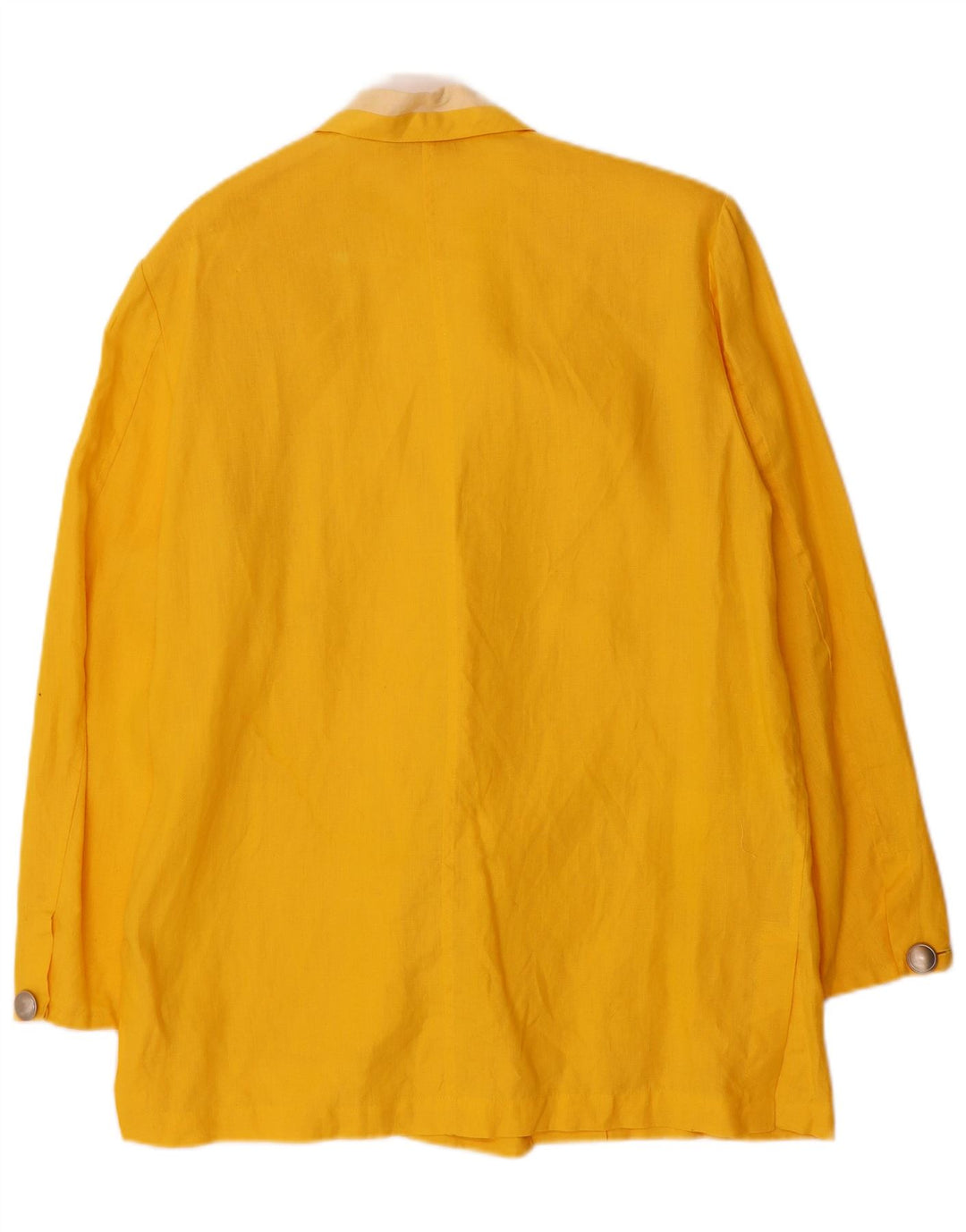 Jaqueta blazer feminina ROCCOBAROCCO com peito duplo IT 44 amarelo médio