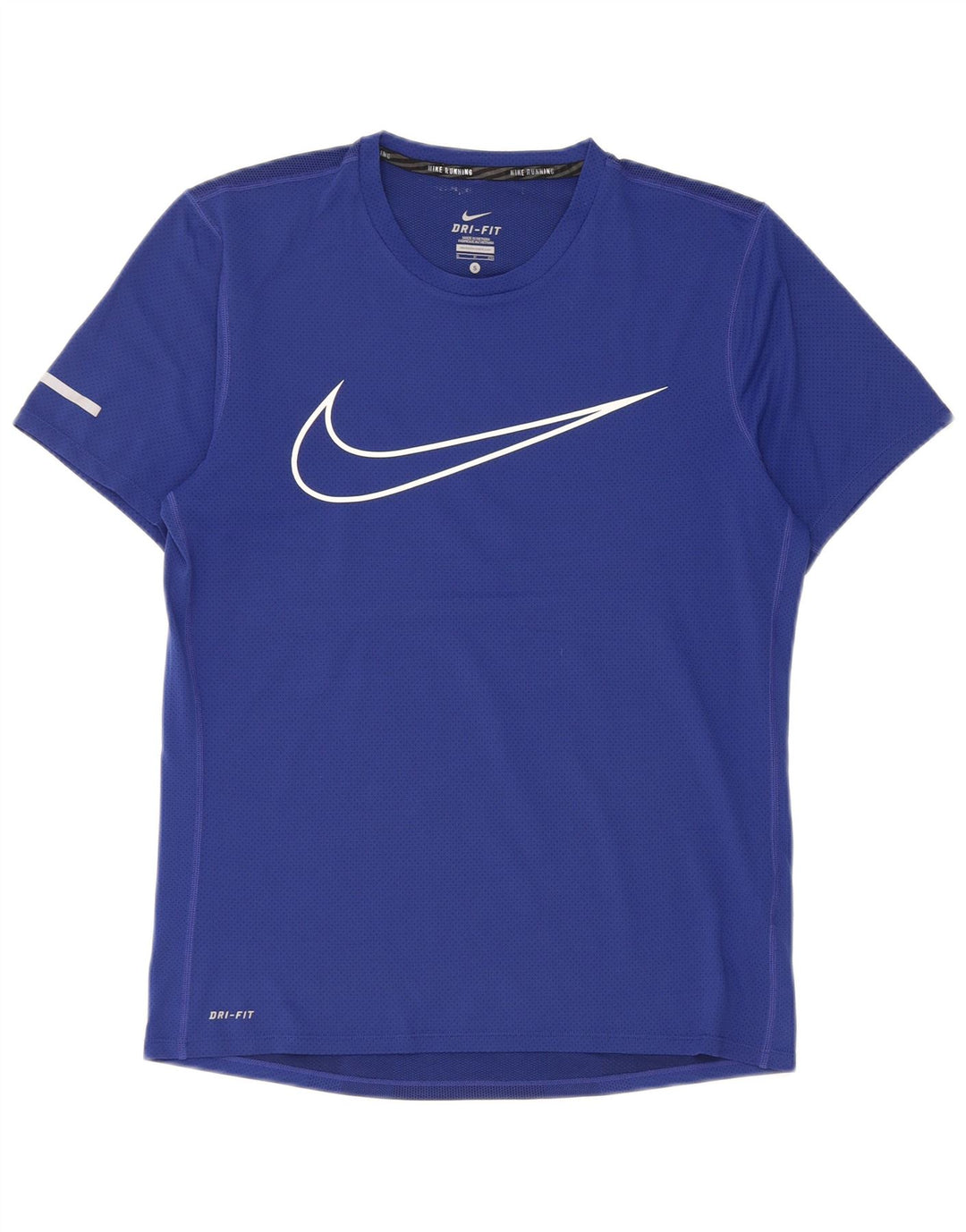 Camiseta Nike Masculina Dri Fit Graphic Top Pequeno Azul Poliéster