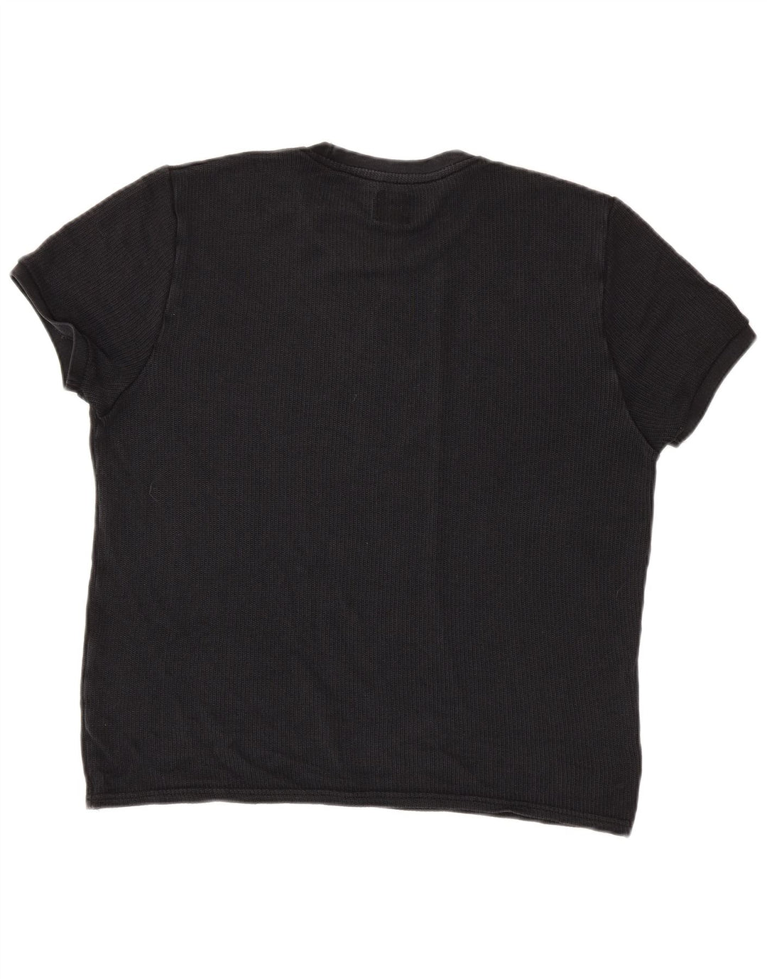 Camiseta feminina de malha Zara UK 16 grande preta