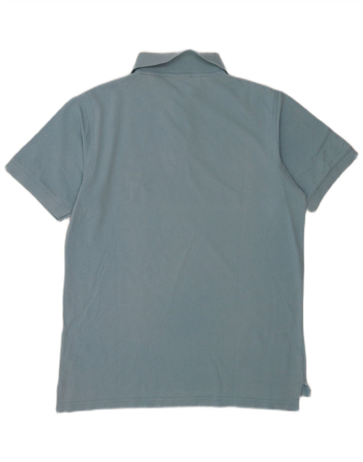 Camisa polo masculina Trussardi Jeans azul médio