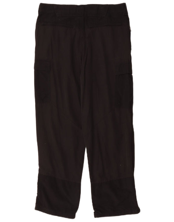 Calça cargo reta masculina Marks & Spencer W34 L29 poliamida preta