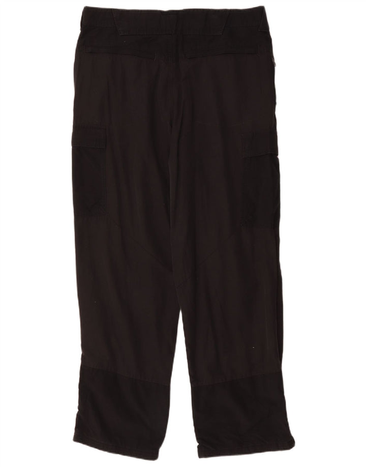 Calça cargo reta masculina Marks & Spencer W34 L29 poliamida preta