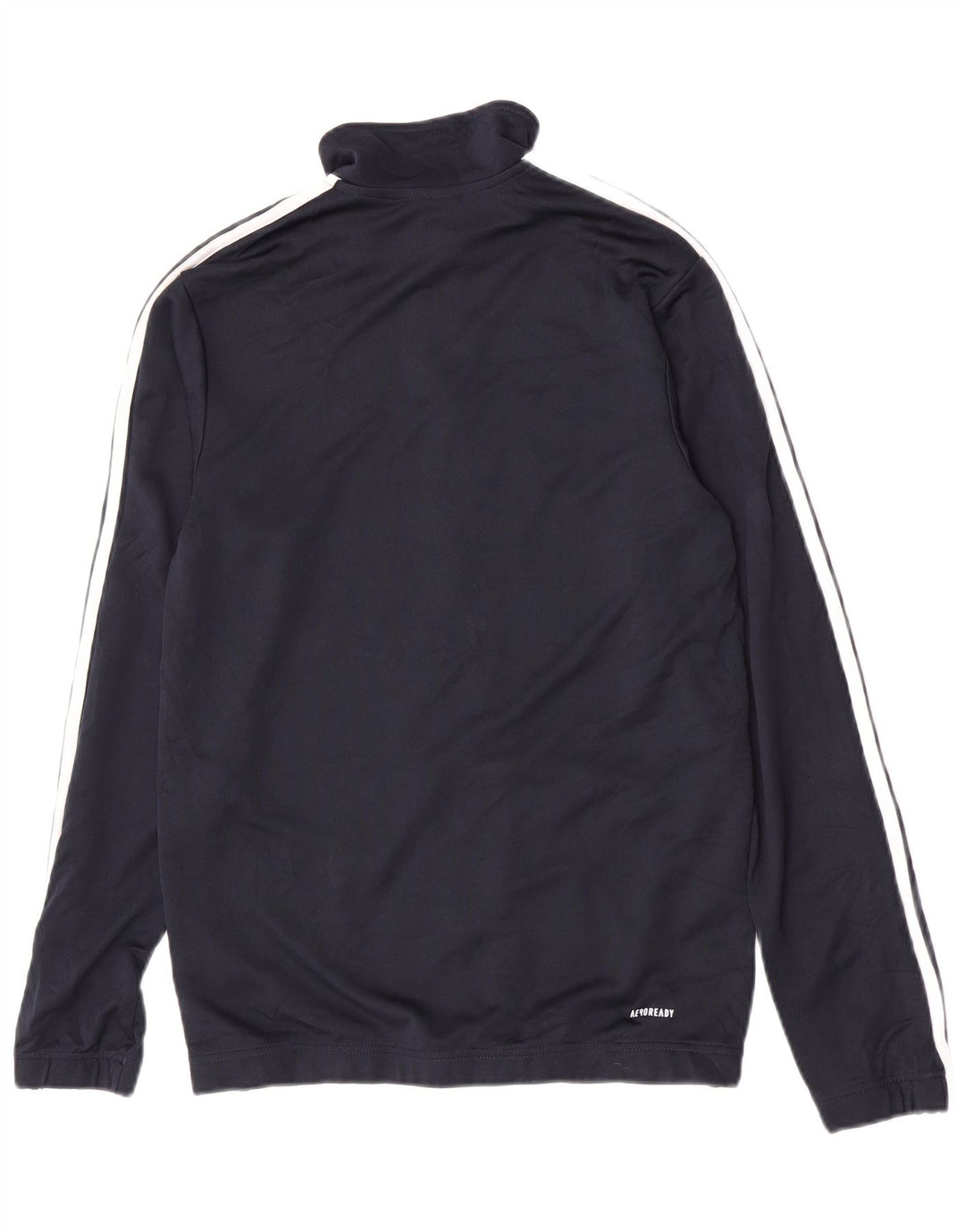 Adidas Mens Tracksuit Top Jacket Médio Azul Marinho Poliéster