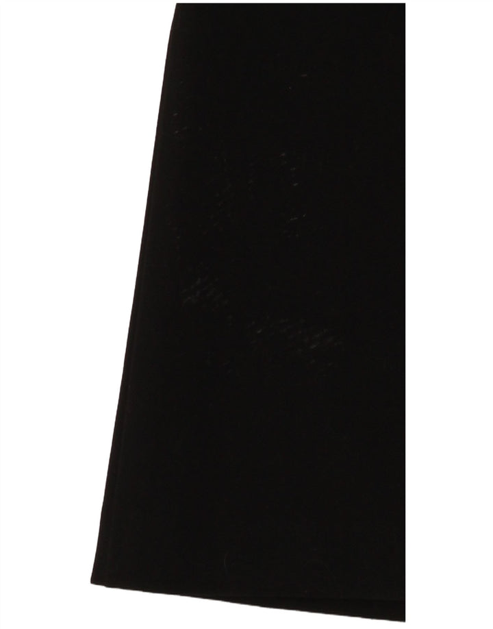 Calça Chino Feminina VINTAGE Bootcut Médio W30 L32 Poliéster Preto