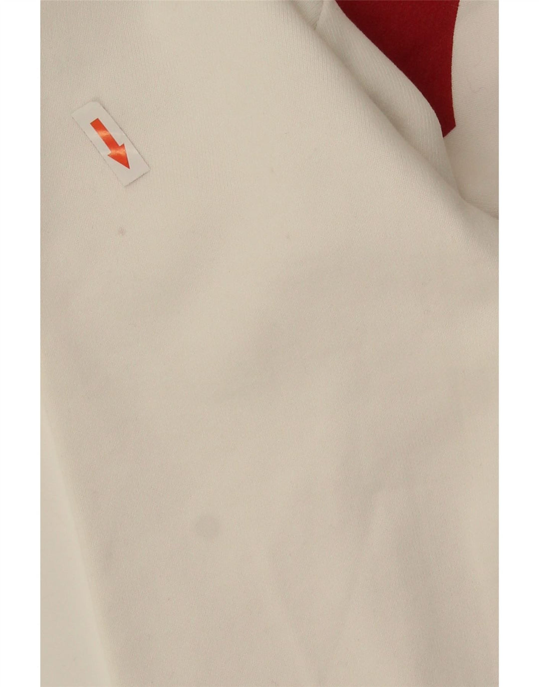Levi's feminino gráfico oversized moletom jumper UK 6 XS algodão branco