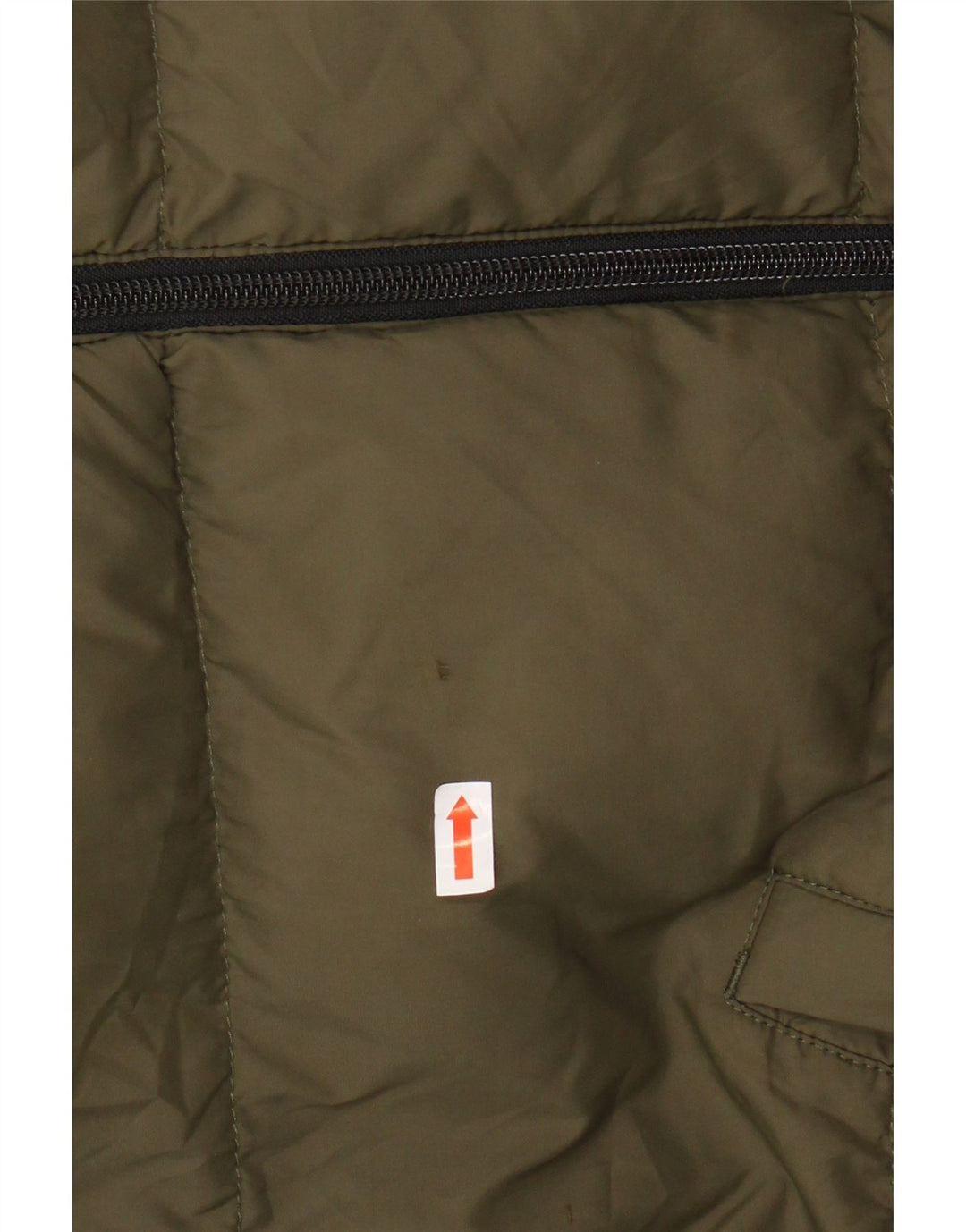 Jaqueta acolchoada com capuz para meninos TIMBERLAND 11-12 anos XS cáqui Colourblock