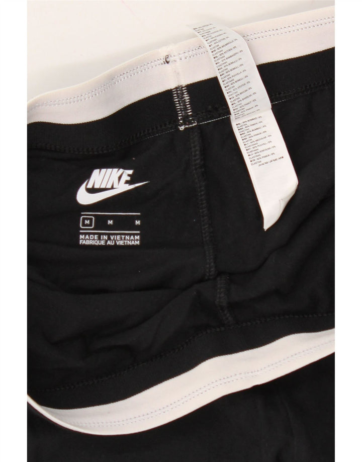 NIKE Womens Graphic Leggings UK 14 Medium  Black Cotton Vintage Nike and Second-Hand Nike from Messina Hembry 