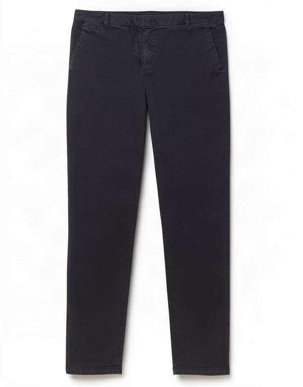 Calça Chino Feminina Marks & Spencer Reino Unido 12 Médio W30 L28 Azul Marinho