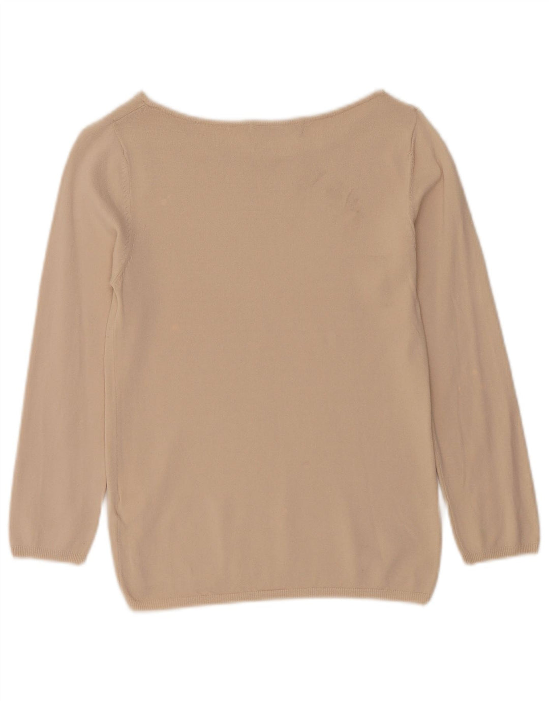 Zara Blusa Feminina Top Reino Unido 12 Médio Bege