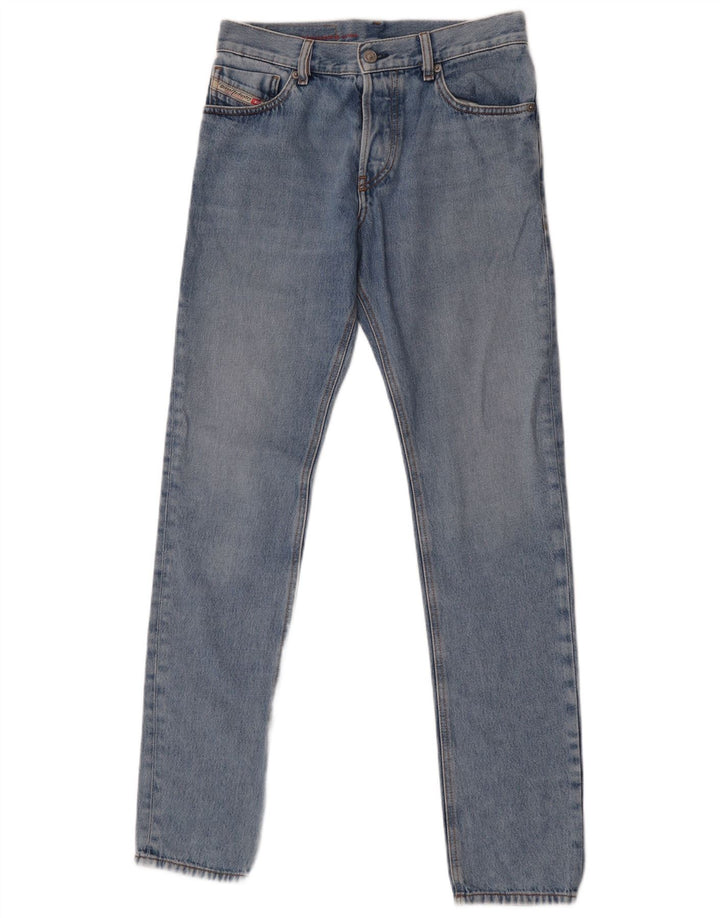 Diesel Mens Slim Jeans W28 L32 Azul Algodão