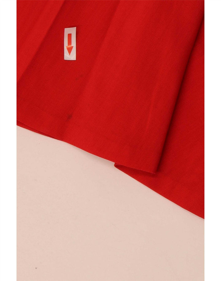 Saia feminina vintage linha A W30 vermelho médio