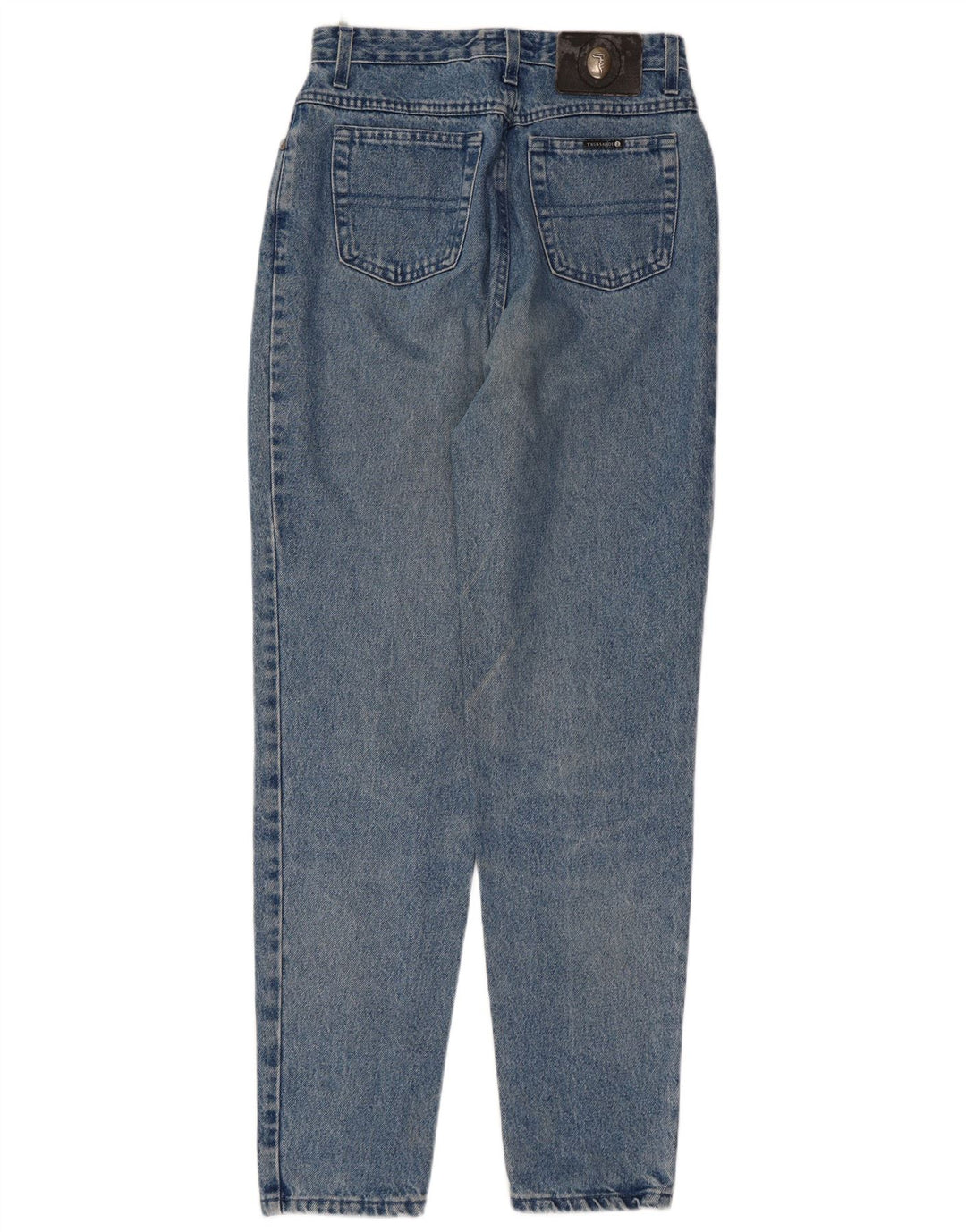 TRUSSARDI Jeans Cônicos Femininos IT 44 Médio W30 L31 Azul Algodão