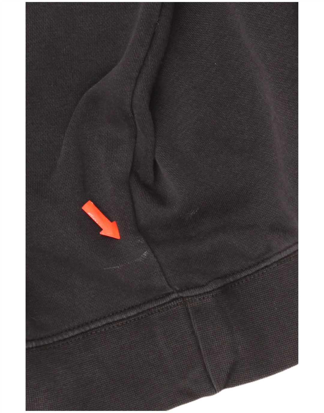 Moletom feminino Nike com zíper 1/4 oversized jumper UK 16 grande algodão preto