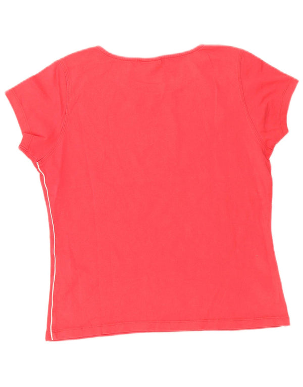 Camiseta Feminina Champion Crop Graphic Top UK 14 Grande Rosa