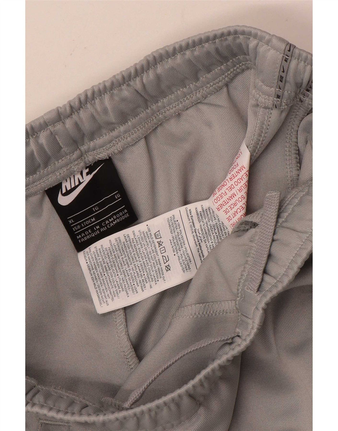 Calça de treino Nike Boys Joggers 13-14 anos XL cinza poliéster
