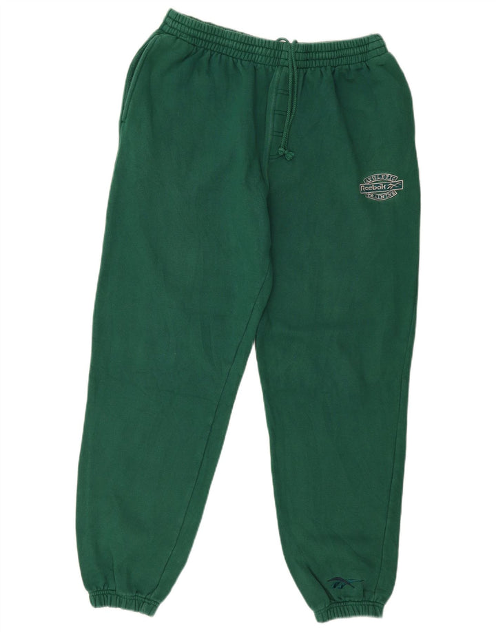 Reebok Mens Calças de treino Joggers Médio Algodão Verde