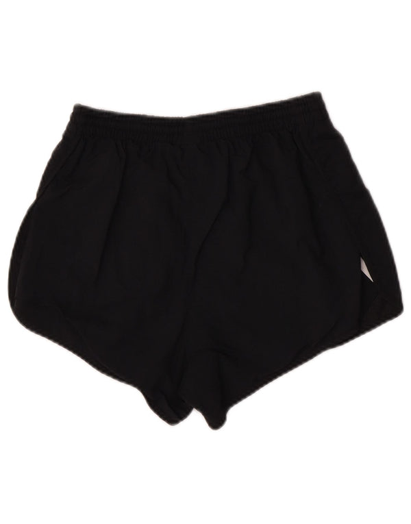 Shorts esportivos femininos Adidas UK 8 pequeno poliéster preto