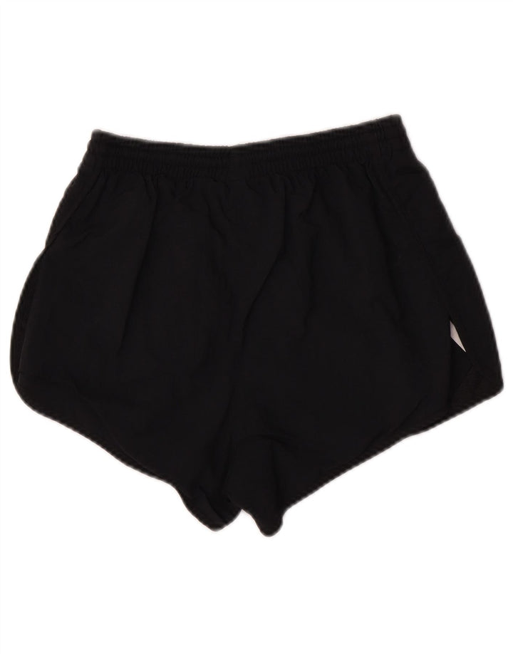 Shorts esportivos femininos Adidas UK 8 pequeno poliéster preto