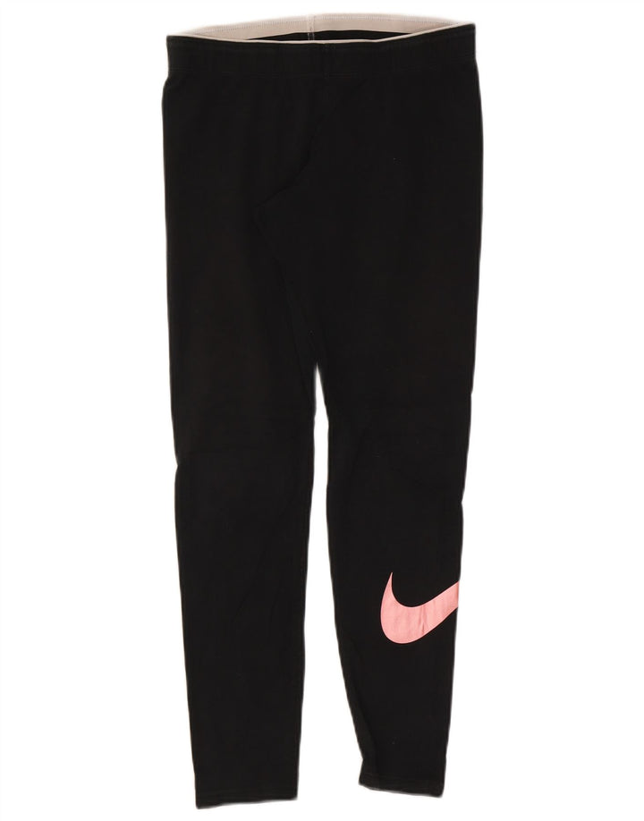 Leggings Nike Femininas Graphic UK 12 Médio Algodão Preto