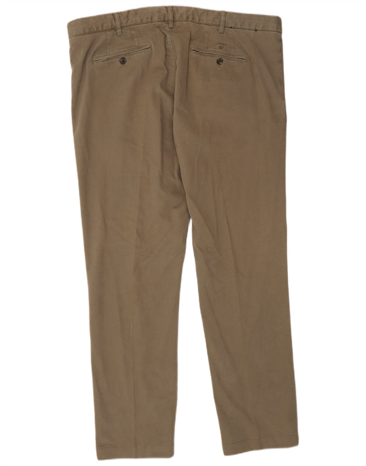 Calça Chino Masculina Slim Gant W40 L32 Caqui