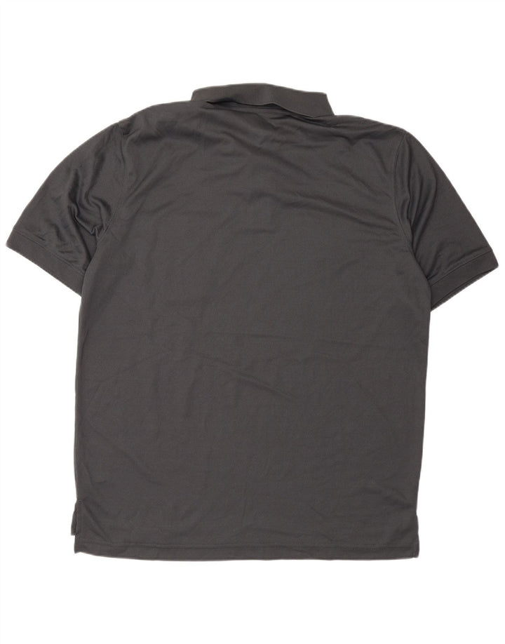 Camisa polo masculina DICKIES grande poliéster cinza