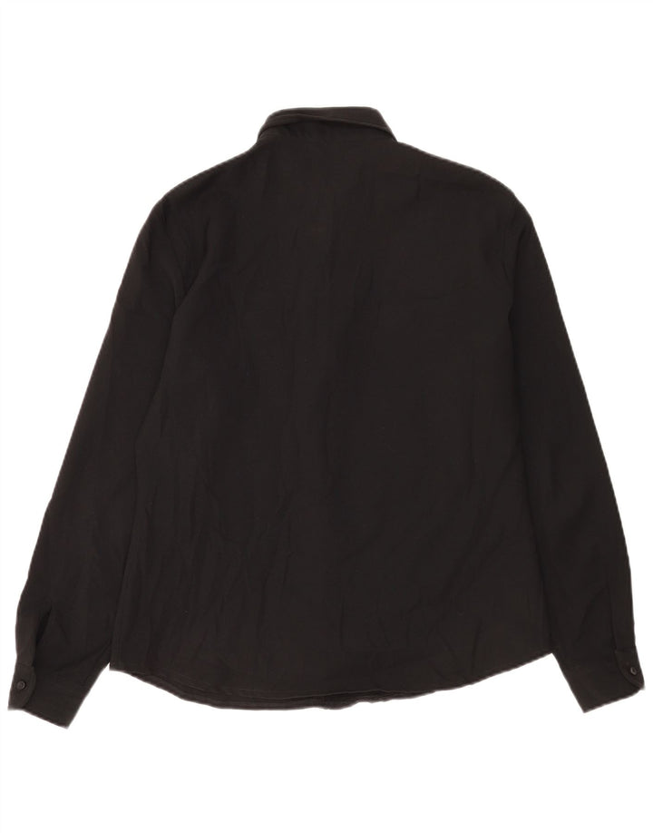 Camisa feminina Benetton UK 14 grande preta