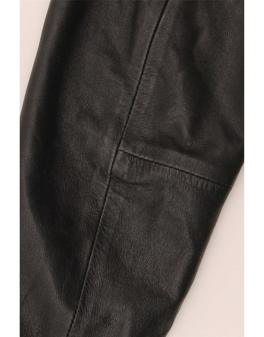Jaqueta de couro feminina International Concepts US 6 médio preto
